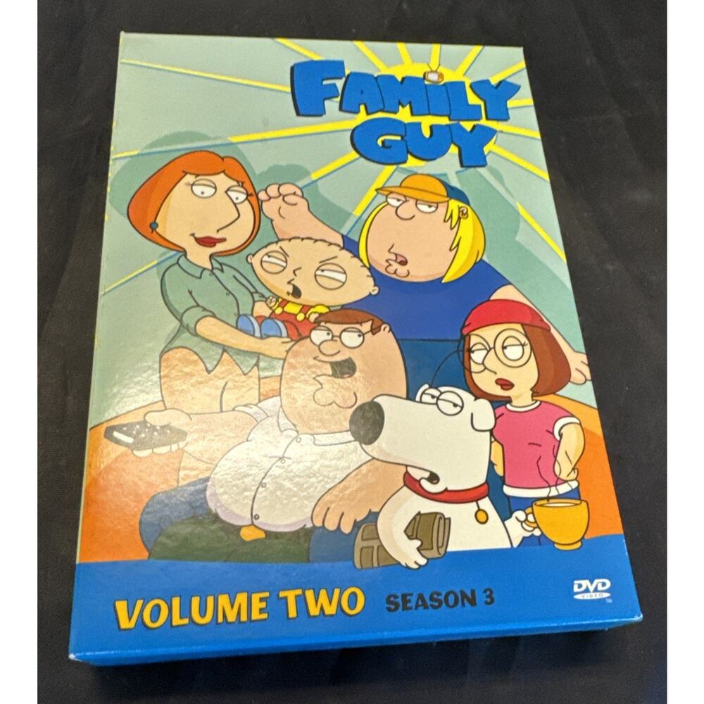 Family Guy: Volume 2 - Season 3 (DVD, 2003, 3-Disc Set) New/Open Box